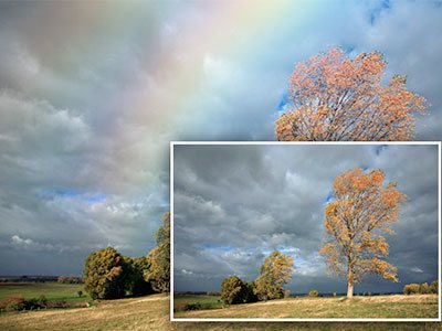Add Realistic Rainbow To A Photo